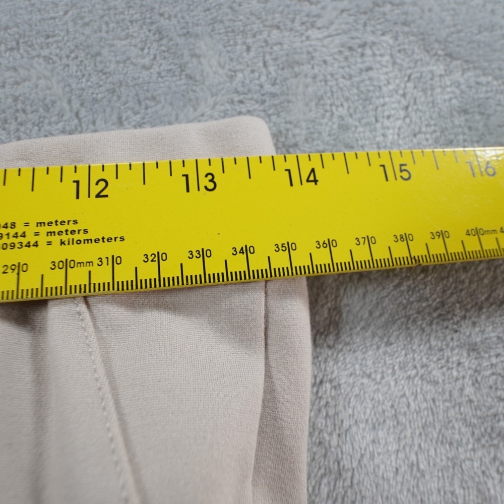 Quince Ponte Knit Pants Womens Small Beige Stretch Straight Leg Work Comfort - Picture 10 of 14
